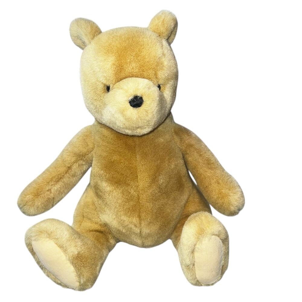 Vintage Disney Gund Classic Pooh Winnie the Pooh Sitting Stuffed Plush Doll 13"